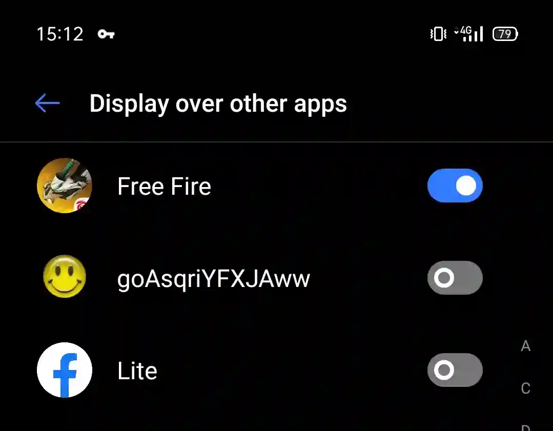 display over other apps free fire